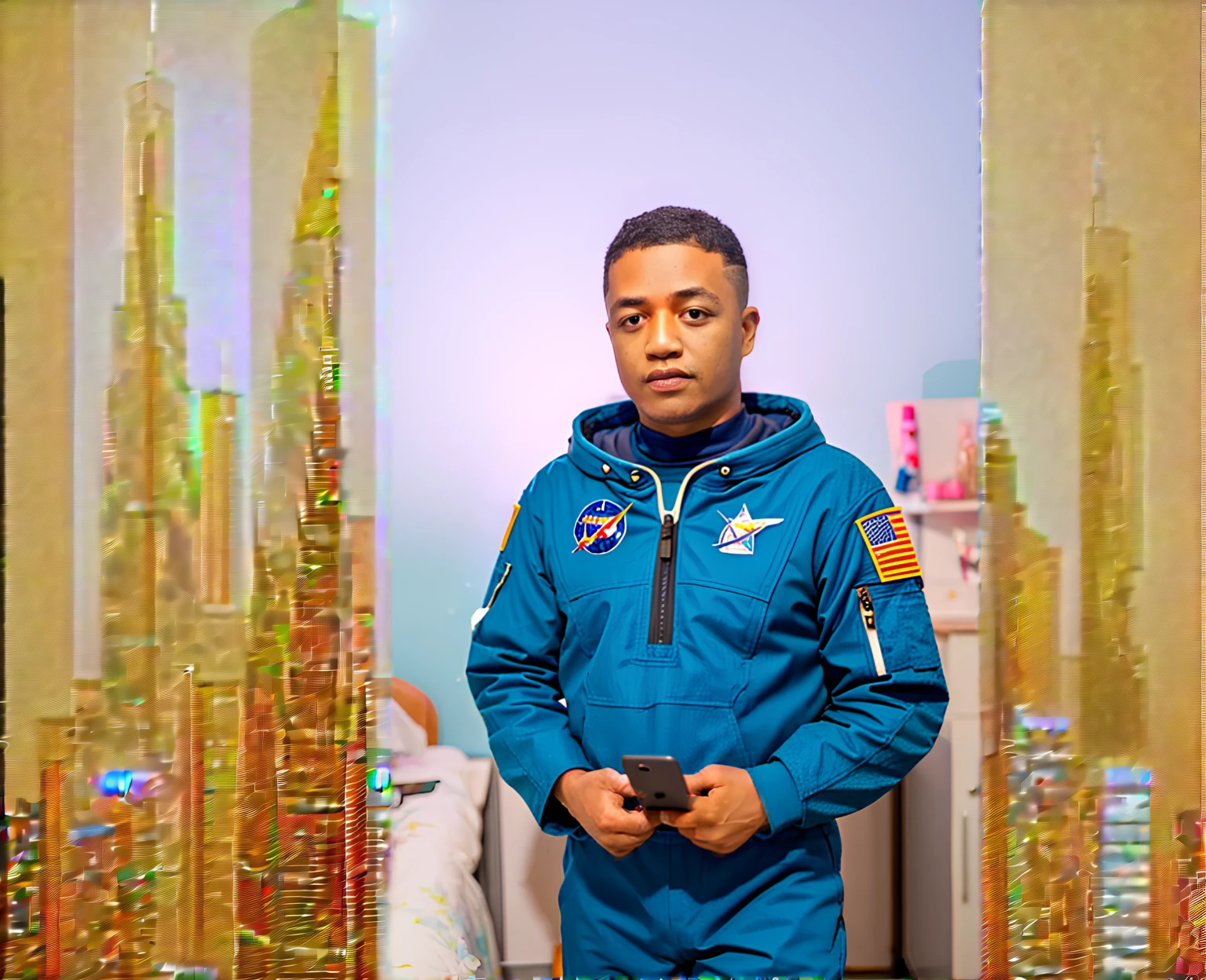 a futuristic city skyline of dubai, ultramodern skyscrapers,dramatic lighting, cinematic mood, intricate architectural details, seamless and symmetrical composition, vibrant color palette, glowing neon lights, reflections in water, aerial view, stunning aerial photography, dramatic clouds, cinematic lighting, photorealistic, 8k, high resolution, best quality