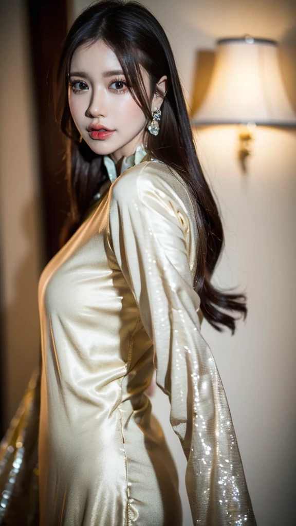 (((HD photo))), ultra high res.photorealistic:. 1.4, UHD An individual wearing shalwar kameez in an ultra-detailed and realistic manner, with every intricate detail of the fabric and stitching clearly visible. The image should showcase the best quality, with a resolution of 4k or 8k, resembling a masterpiece. The color palette should be vibrant and the lighting should highlight the texture of the clothing. The overall composition should be focused on the person, capturing their posture, expression, and the intricate patterns on the shalwar kameez. The art style should emphasize the beauty of portraits and highlight the cultural significance of the clothing