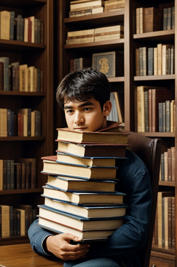 Letters that say the guardian of the books 