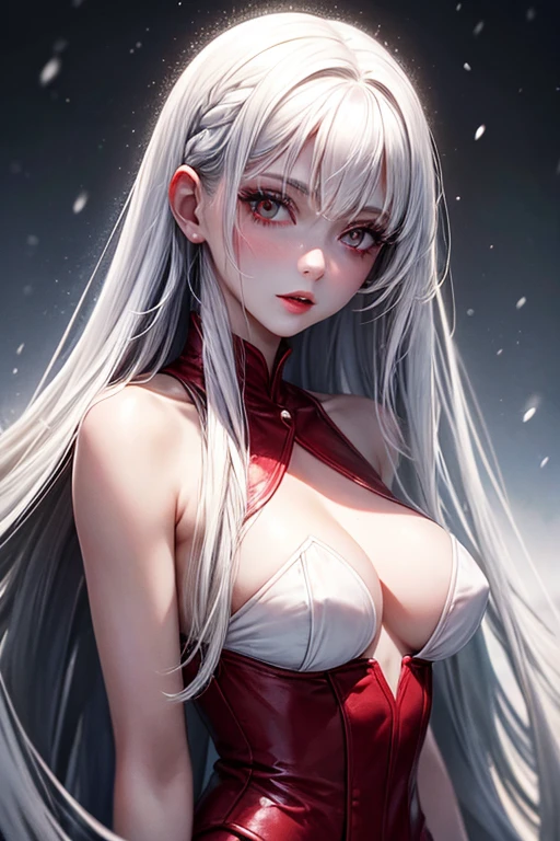 young woman, Skin as white as snow, Lips as red as blood, Hair as black as ebony