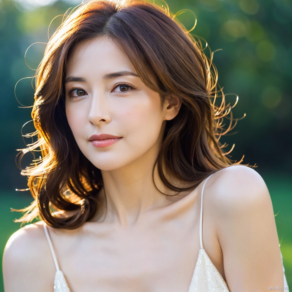Beautiful mature woman with wavy long hair, Sexy Mature, Ultra-high resolution,(Realistic:1.4), ((Highest quality)), ((masterpiece)), (be familiar with),
