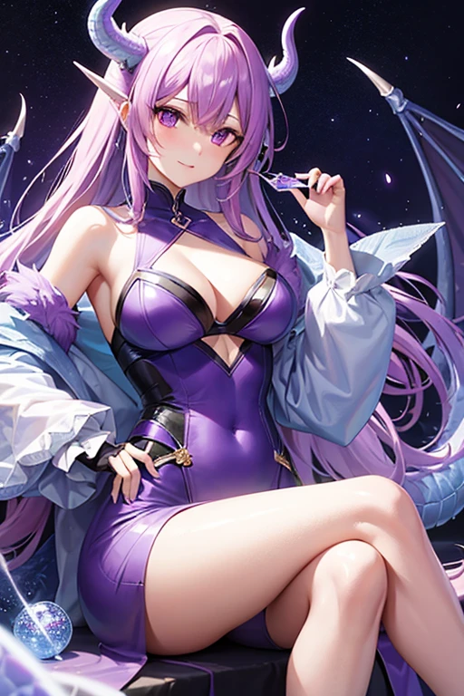 Purple ice dragon waifu 