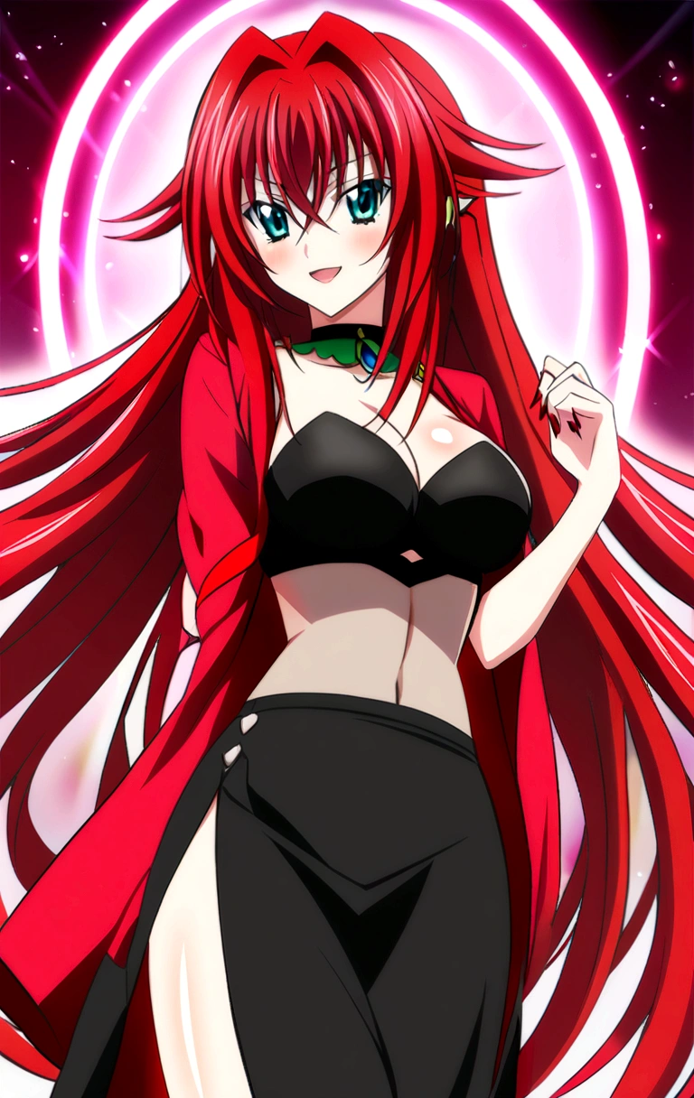 Rias Gremory from anime DxD as sister of Lord of Darkness.
