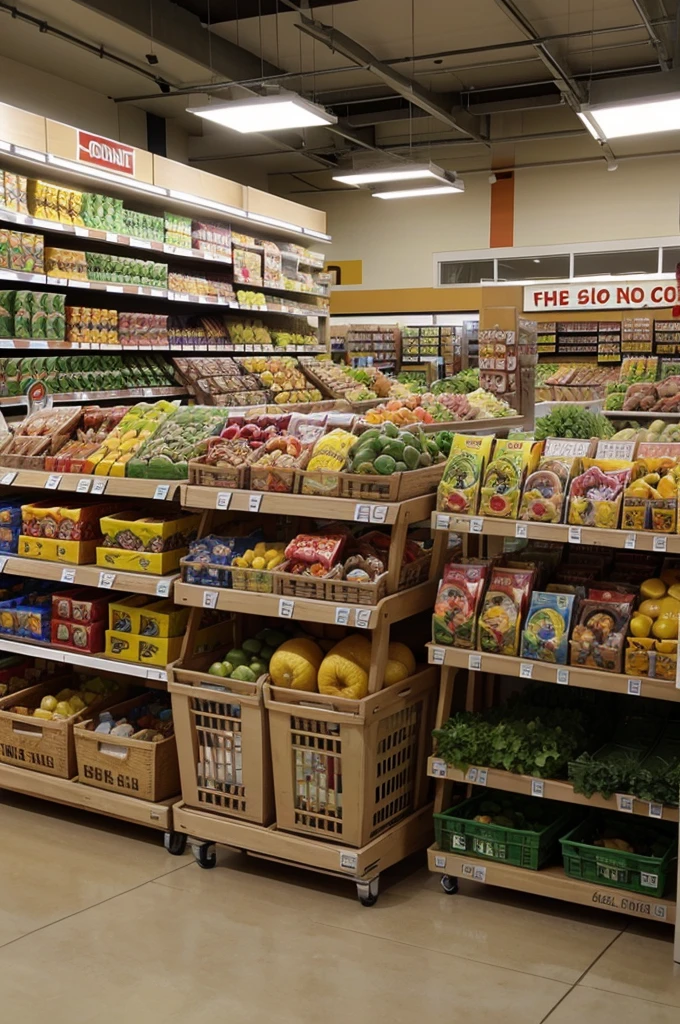 pict of a groceries mart with name "Toserben"