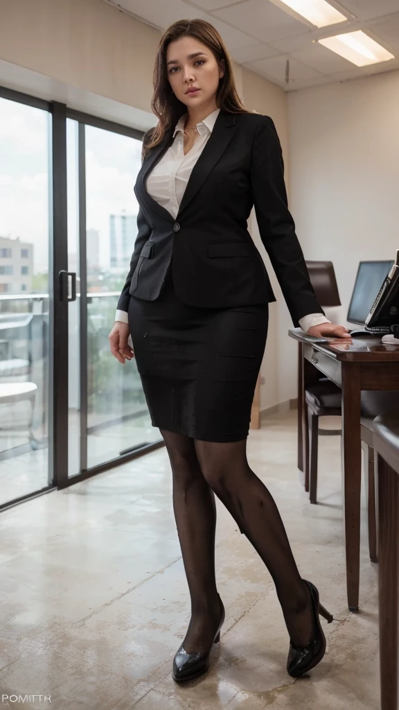 (masutepiece,High quality,16k:1.1),(depth of fields:1.3) ,((front body:1.35)), Ukrainian ,Woman, blonde,makeup,((cotton business suit, black pencil skirt)), tights,huge breasts, voluptuous, thicc, curvy,(Looking at Viewer:1.3),(full body shot:1.2),(Beautiful Morning view of town:1.2),peeing self, wetting her clothes, can't hold her pee face, wetting herself desperate,wet skirt very badly in the front, her body can't hold her pee and wets herself ultra desperate in the middle of the cicty in absolute desperaton wetting herself, pee runing down her legs, standing up, hyper pee desperate face, big pee pudle