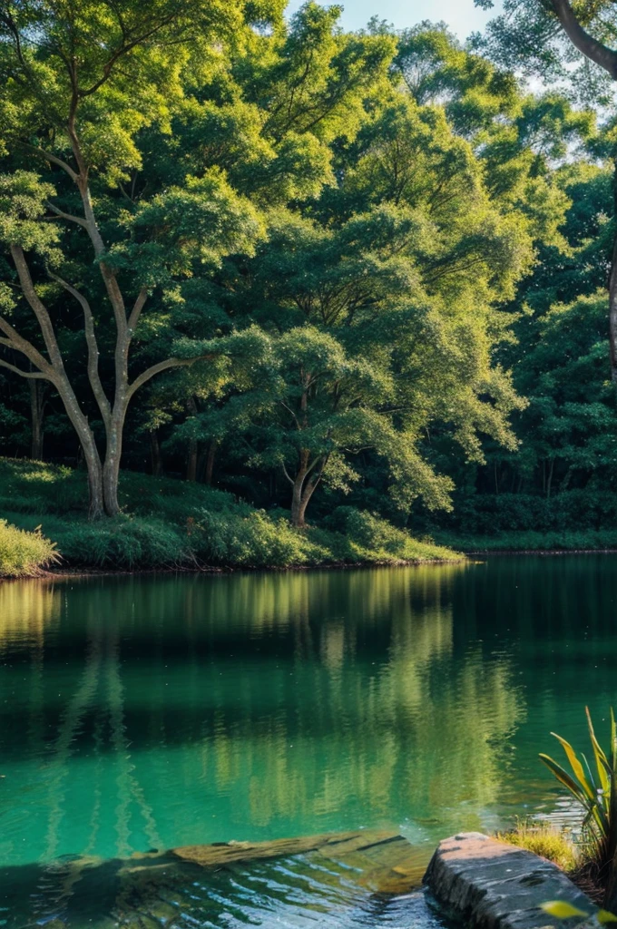 Beautiful environment tree water