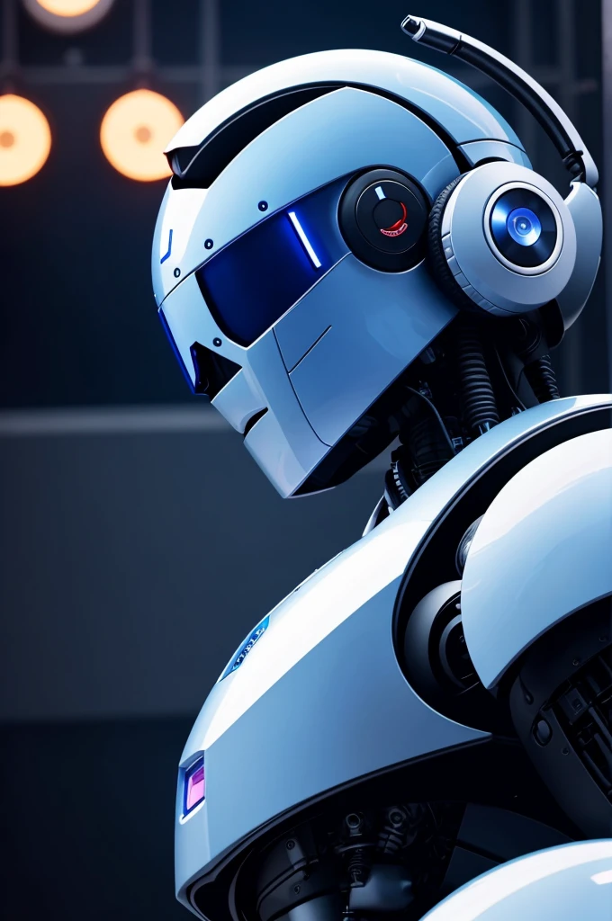 I'm listening to a robot song like this