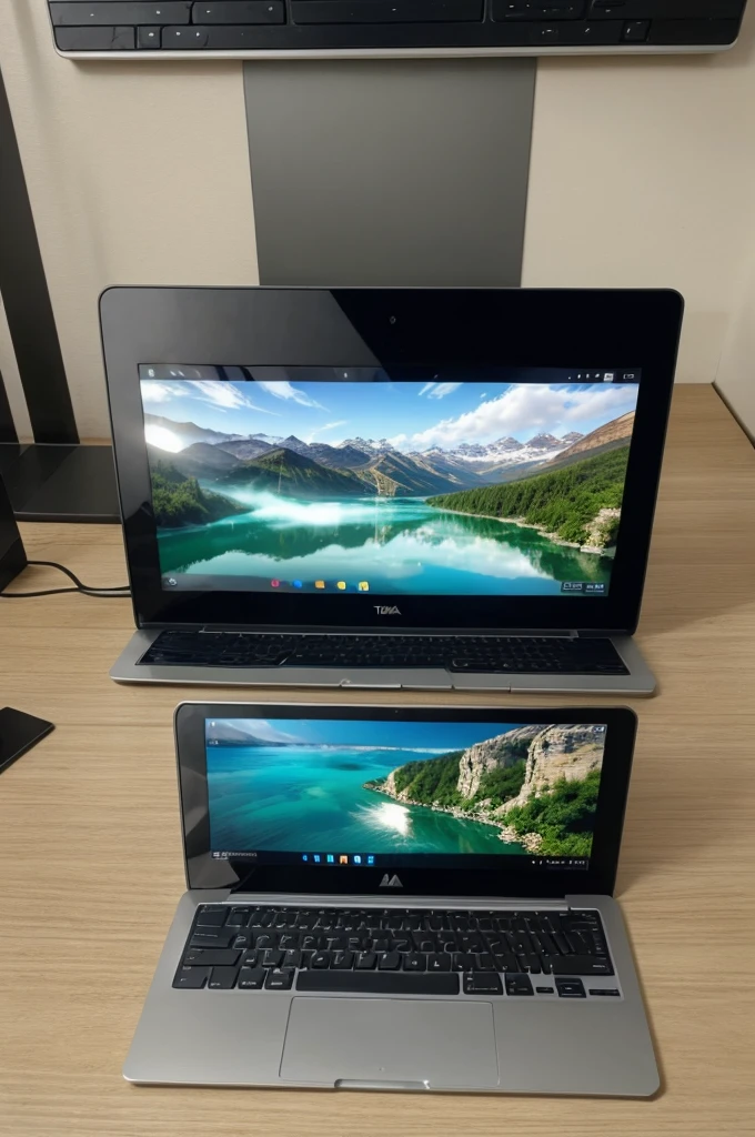 Table Par Laptop Lekar Baithe Kar Bolta Hua Lakrka Ka Photo