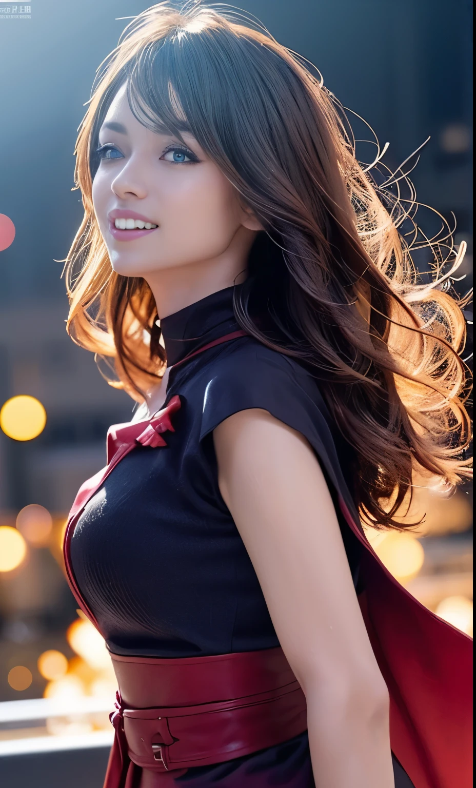 (Skin Dentition:1.5), Realistic, Realistic, (masterpiece:1.5), Concept Art, Intricate details, Very detailed, Realistic, Octane Rendering, 8K, Unreal Engine, Dynamic pose, Highest quality, High resolution, (Realistic Face:1.1), (超Realisticな:1.1), ((full_body)), Perfect Eyes,(Shiny skin:1.2), (((Hairstyle))), (((Perfect hands))), (Very detailed背景), ((Dynamic Background)), ((lightning)), (light), ((One girl)), Wearing a cape, (((Flowing Cape))), ((Fine grain, High quality eyes, High quality face)), (Very complicated robe, magical robes), short hair, casting lightning, electricity, Swirling Flames, Radiation Force, spark, cigarette, magic, ((dramatic)), amazing, battlefield, Depth of written boundary, Bokeh, 4K, Gothic, human, particle