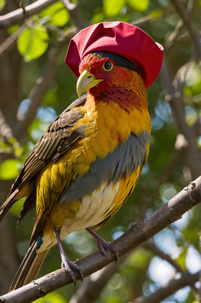 Phoenix bird eating bonnets