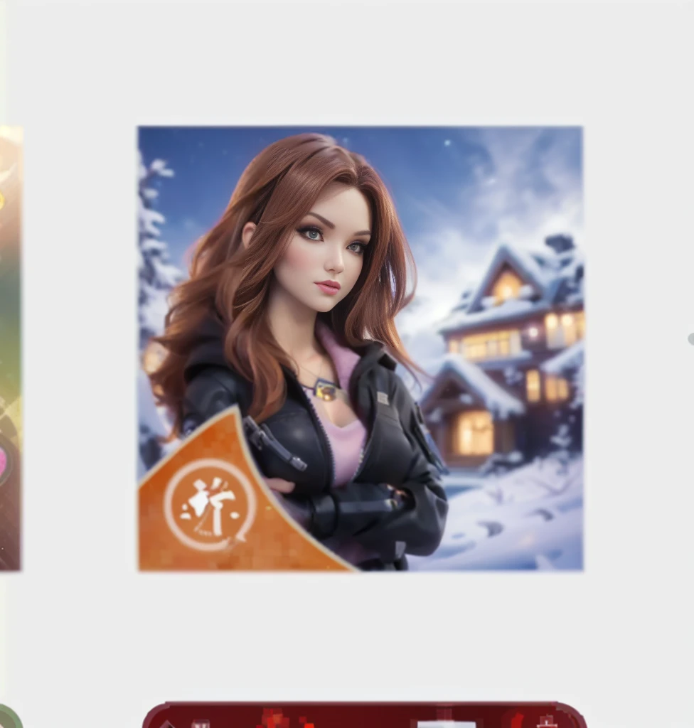 a close up of a cell phone with a picture of a woman, game screens hot, game icons, game icon asset, game icon, trending on artstationh, game assets, hq artwork, 3 d icon for mobile game, app icon, trending on artstationhq, character icon, mara jade, promo art, high quality screenshot, exploitable image, game ui