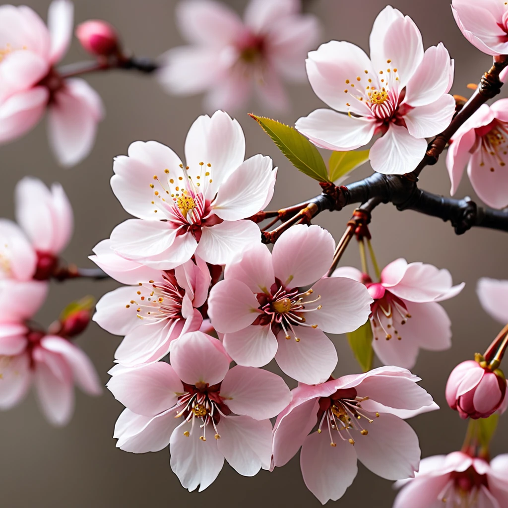 ikebana Japanese cherry blossom, Up close, the delicate petals are a gorgeous sight to behold—although the beauty of the flowers really becomes apparent from a distance.