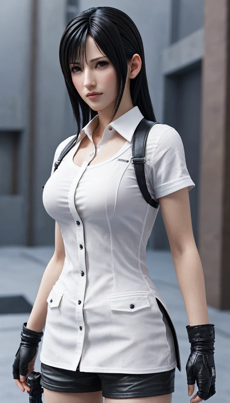 Masterpiece,bestquality,official style, final fantasy movie,tifa,3dcg,