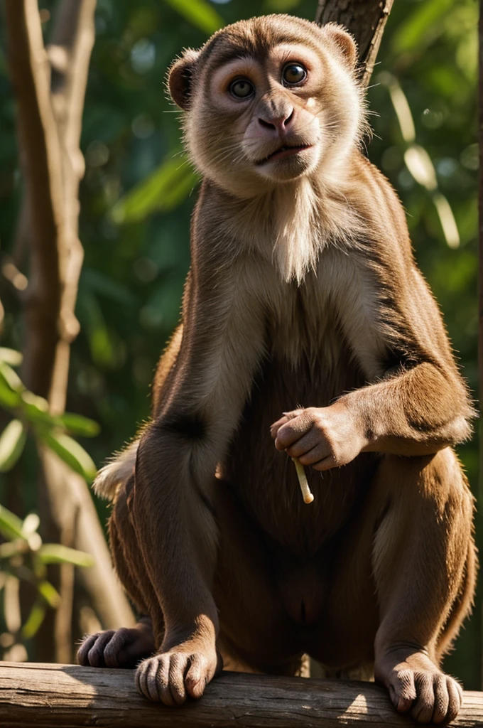 Singe grosses testicules