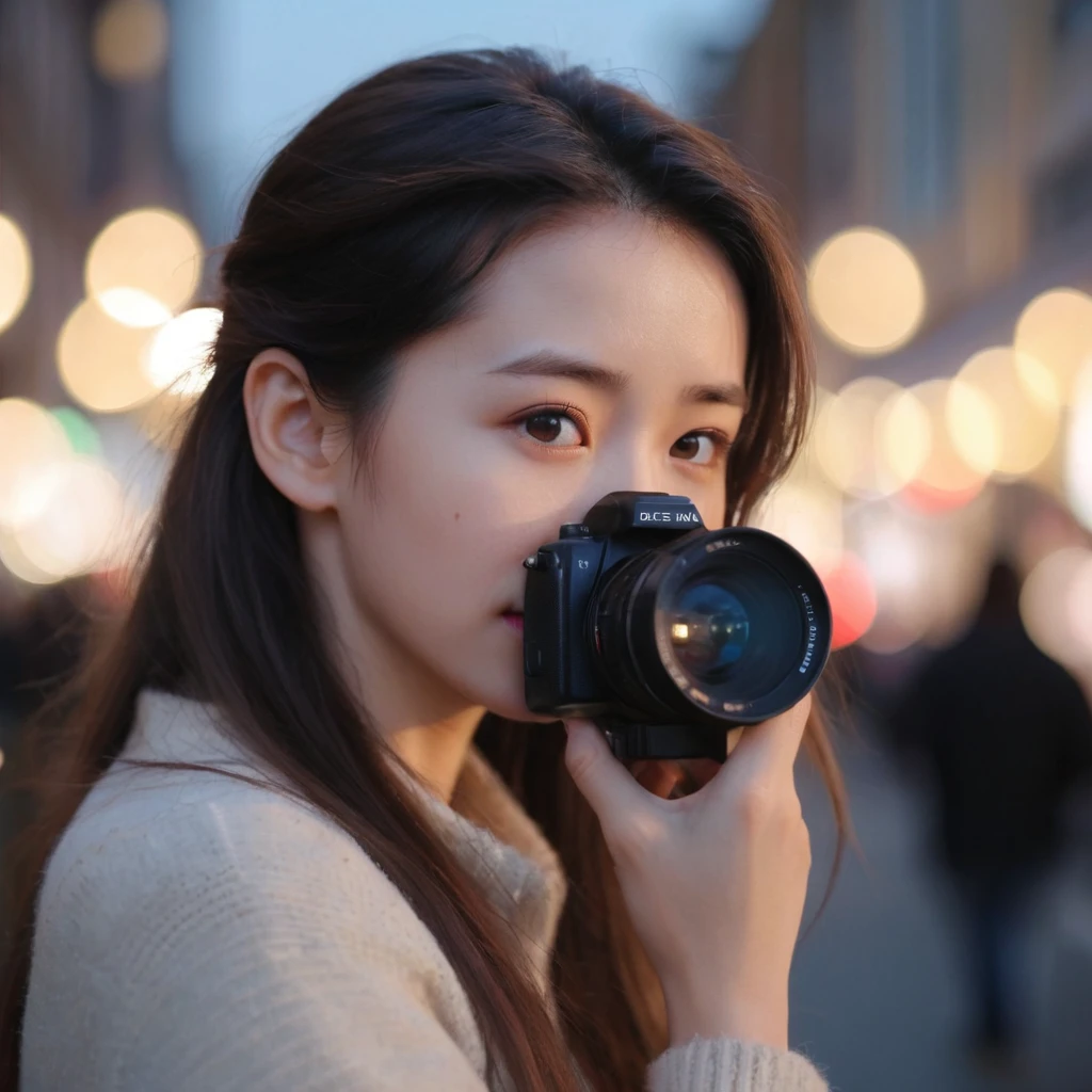 Movie photos 1girl . 35mm Photo, , Bokeh, professional, 4K, Very detailed