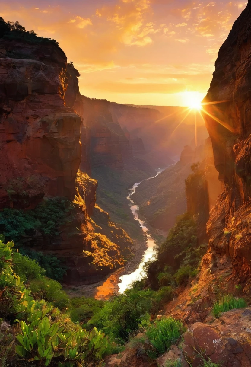 canyon,sunrise