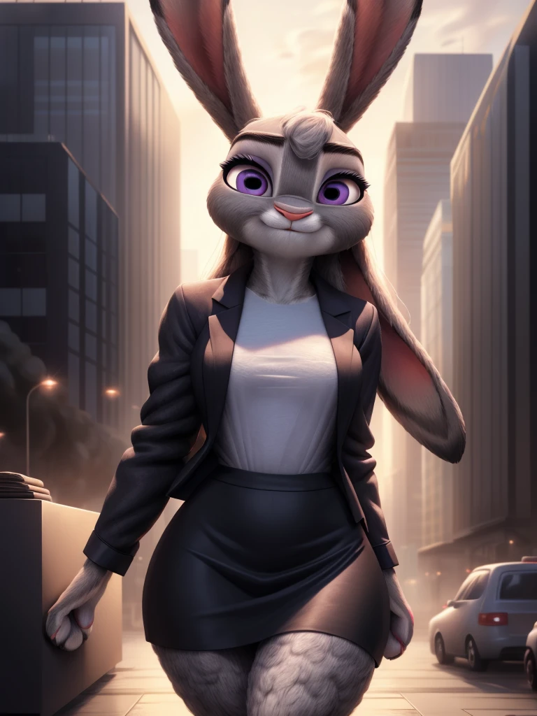 best quality,
masterpiece,
High quality
ultra-detailed
beautiful detailed,
hyper Realistic,
8k , 16k,
3D,
Portrait,
Looking at the audience,
detailed background,
background is an office,
(Face is JudyHopps:1.4),
((long straight hair)),
(see-through bangs:1.3),
beautiful eyes,
bright purple eyes,
(arched eyebrows:1.2),
(uplift eyebrows:1.1),
(rabbit ears:1.1),
(outfit is made of wool:1.4),
(((body is made of wool fabric)))
(((body is gray with fluffy and fluffy))),
(((skin is wool fabric with fluffy and fluffy))),
office lady is wearing suit,
((White blouse)),
((Black blazer jacket)),
((Black skirt)),
clothes made of cotton,
(solo:1.5),
(1 lady:1.5),
one character only
alone,
Perfect Anatomy
