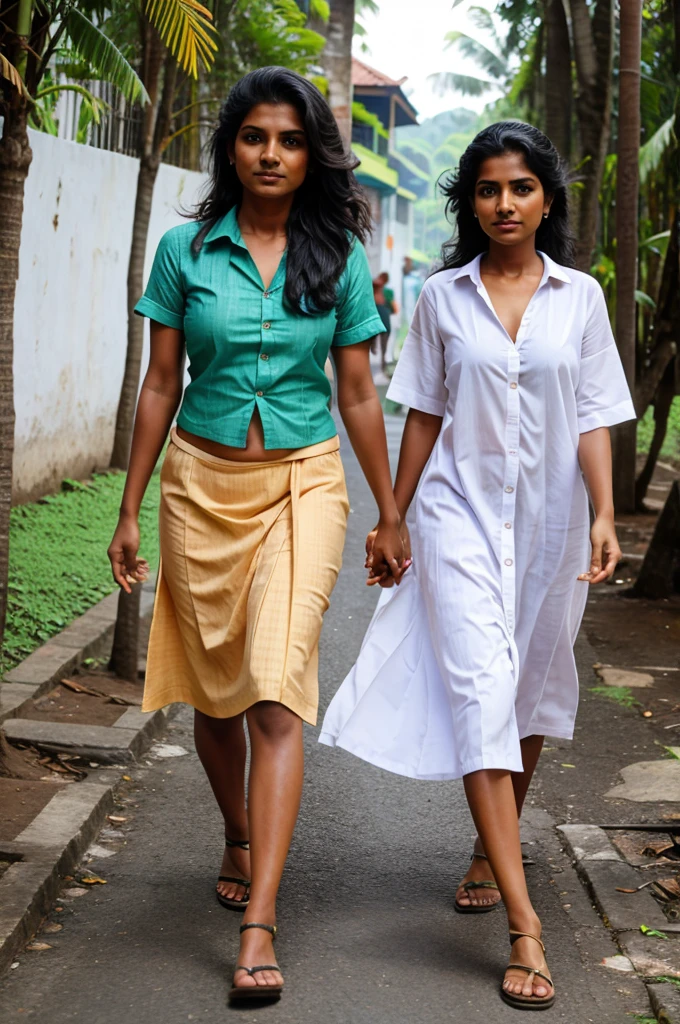 Walking Kerala girls