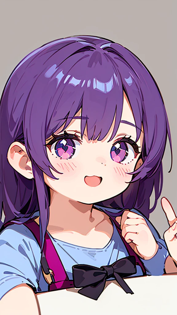 Highest quality, Realistic, 8K, High resolution, 1 Girl, , (Skin dents), (Portraiture), ((Simple Background:1.62)), Full Color, Look directly at the viewer:1.8, (1 Girl eyes looking at viewer:1.55), (Bokeh),Watching the audience,Open Mouth Smile,Sparkling Eyes,Cute pose,Ultra HD,Front shot,whole body,Full Body,Ultra HD,Beautiful Eyes,Beautiful line art
