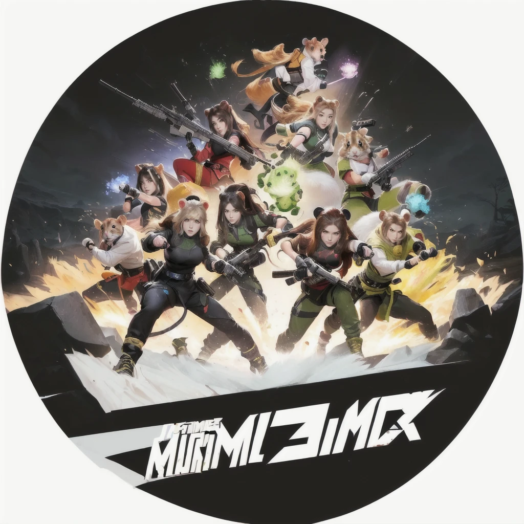 hamster kombat - the animated animated movie, hamster, hamsters, hamsters holding rifles, remaster, kung fu, kim possible, promo art, ready for combat, pokimane, photo of a hamster, master splinter, combat, rodent, kung-fu, combat pose, game asset of fighters, official artwork, mobile game, kombi, official art
