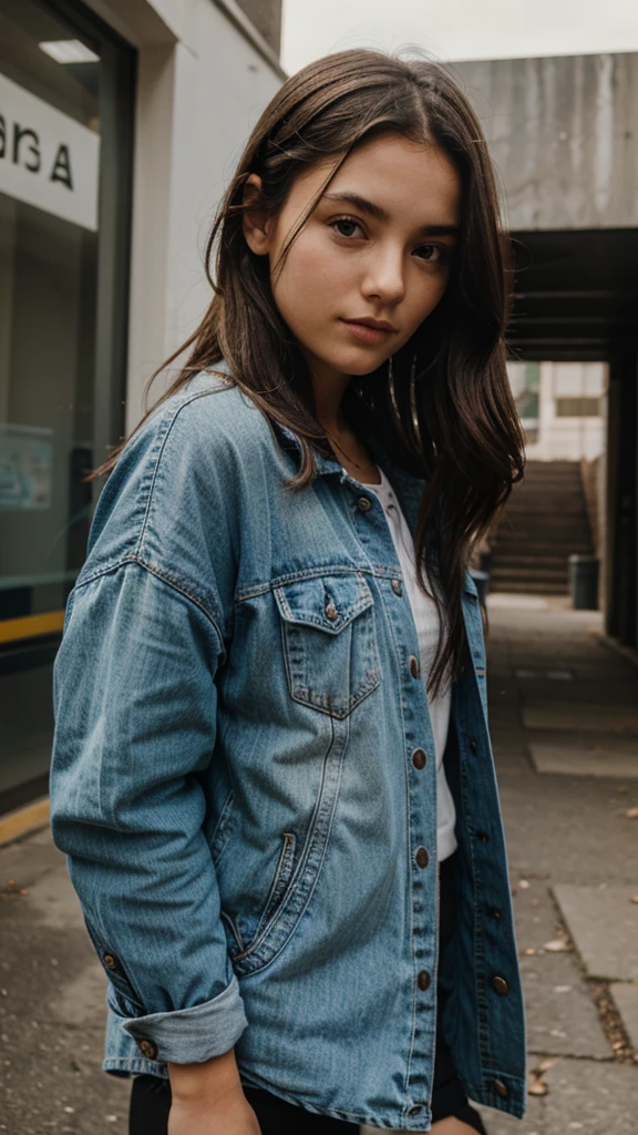 A girl.