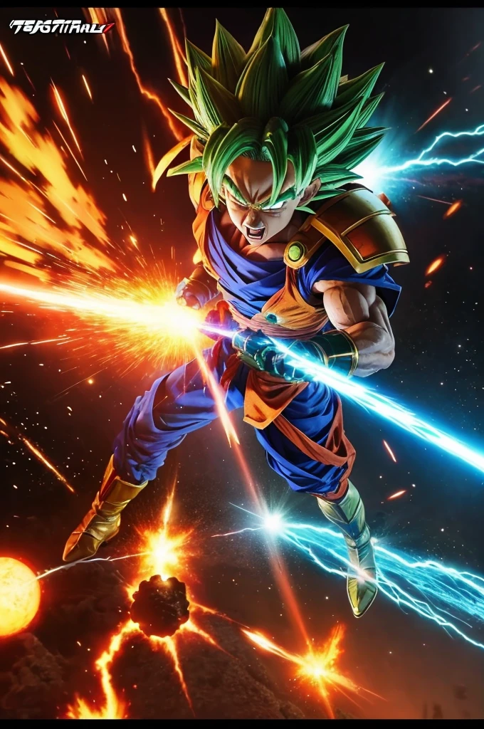 dragon ball z battle of gods - screenshote, gogeta, broly, an angry muscular army general, by Un'ichi Hiratsuka, gameplay video, movie still of robot goku, style of red line anime movie, going super saiyan, by Akira Toriyama, prince vegeta, gameplay footage, super saiyan 3, super robot wars