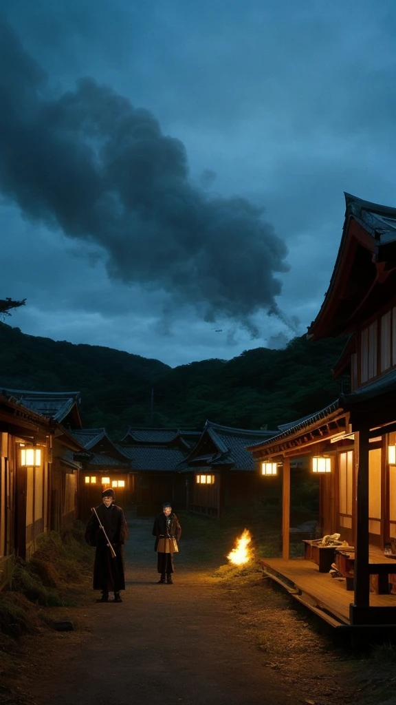 Villagers in the Warring States Period、The film depicts the terror that ensues as the search for a missing Sengoku warlord unfolds.。Strange phenomena are occurring one after another in the village.。