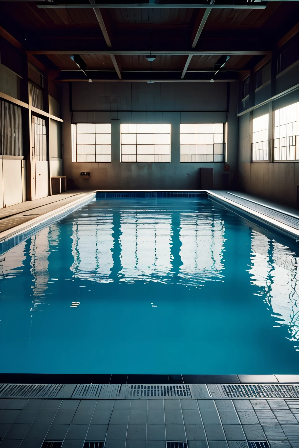 宽大的swimming pool，Empty swimming pool，Empty swimming pool，swimming pool