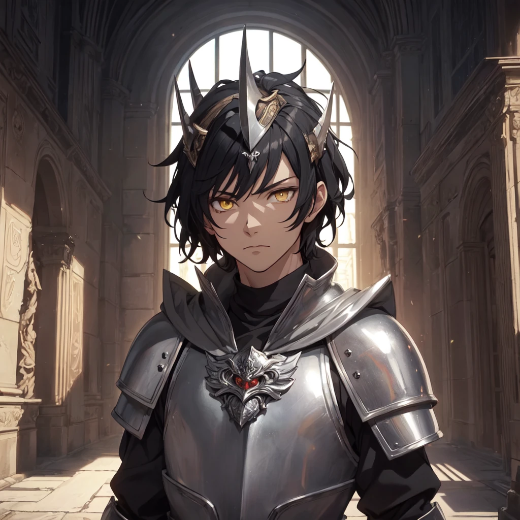 128K Ultra High Definition,
128K Ultra High Quality,
128K Ultra High Resolution,
Best Definition,
Best Quality,
Best Resolution,
Perfectly Detailed,
Perfectly Designed,
Extremely Detailed,
Extremely Designed,
Hyper Detailed,
Hyper Definition,
Hyper Quality,
Hyper Resolution,
Masterpiece,
(((Anime))),
Body Shot,
(((Boy))),
Handsome,
Muscular Body,
(((Black Mid Hair))),
(((Yellow Eyes))),
(((Silver Warlord Armor))),
(((Inside Of Medieval Royal Palace Background Scenery))),