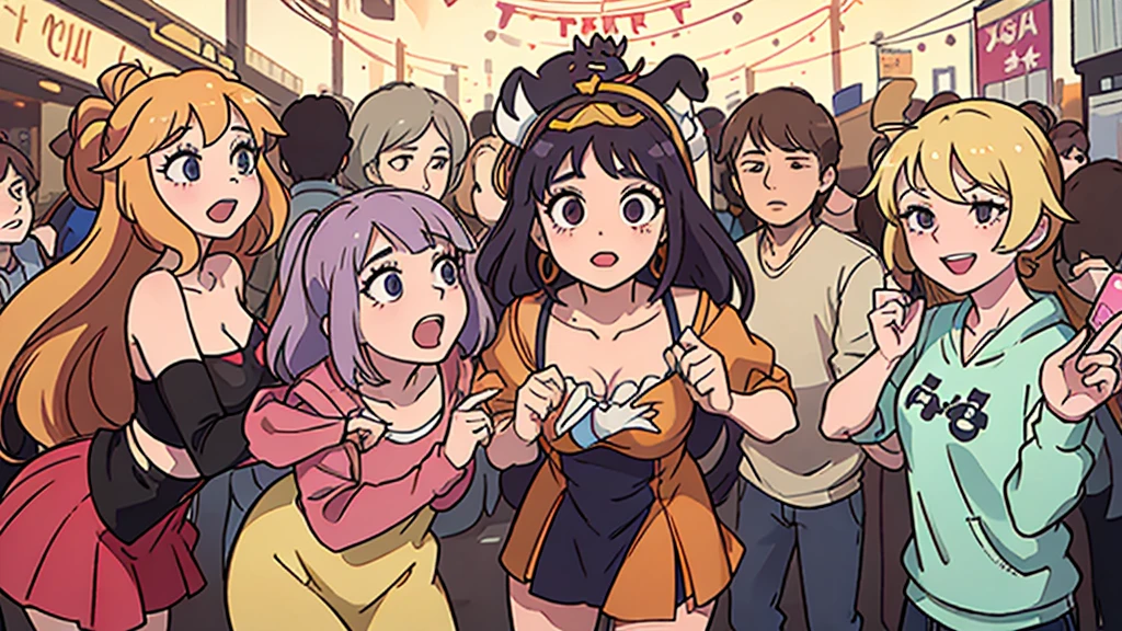 (best quality:0.8) perfect anime still frame, the party of a lifetime, crowded