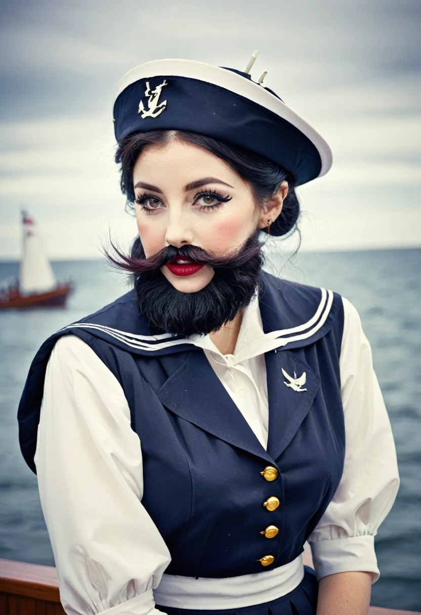 bearded lady sailor 