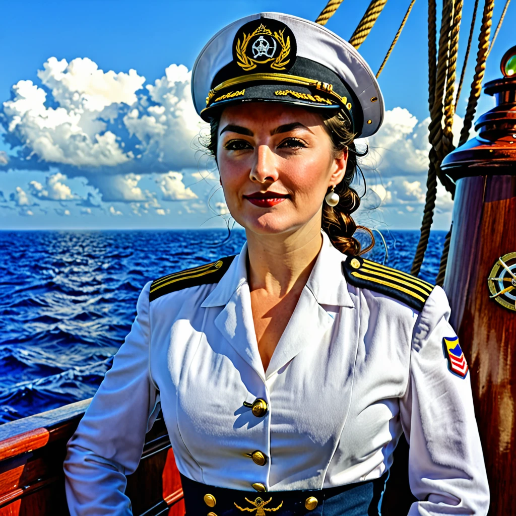 bearded woman ship captain
