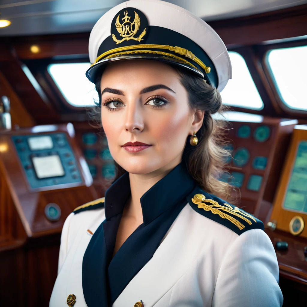 
bearded woman ship captain