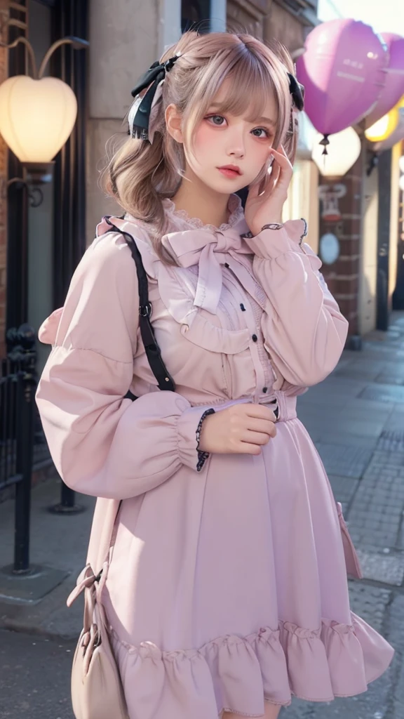 ## Olchan

**Face:**

* Big eyes, double eyelids
* Small nose, high nose bridge
* Plump lips
* V-line jaw
* White and clear skin

**Hair:**

* Straight, wavy, or curly
* Light brown, blonde, pink, purple
* With or without bangs

**Clothing:**

* Olchan fashion (girly, casual, street)
* Trendy items
* Bright colors, pastels

**Background:**

* Simple background
* Cute motifs like flowers, balloons, animals

**Other:**

* Anime style, manga style
* Realistic texture
* High resolution

**Reference images:**

* [URL of Olchan image]
* [URL of Olchan image]
* [URL of Olchan image]

**Prompt:**
