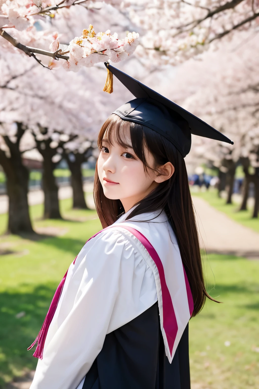 high school graduation ceremony,Breaking up with the boy I like,Under the cherry blossoms,