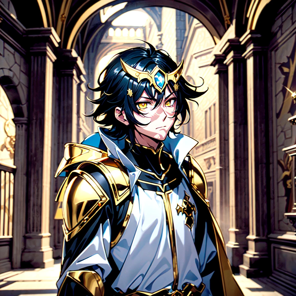 128K Ultra High Definition,
128K Ultra High Quality,
128K Ultra High Resolution,
Best Definition,
Best Quality,
Best Resolution,
Perfectly Detailed,
Perfectly Designed,
Extremely Detailed,
Extremely Designed,
Hyper Detailed,
Hyper Definition,
Hyper Quality,
Hyper Resolution,
Masterpiece,
(((Anime))),
Body Shot,
(((Boy))),
Handsome,
Muscular Body,
(((Black Mid Hair))),
(((Yellow Eyes))),
(((Gold Warlord Armor))),
(((Inside Of Medieval Royal Palace Background Scenery))),