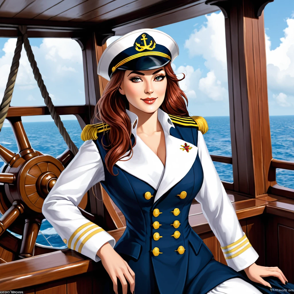 bearded woman ship captain