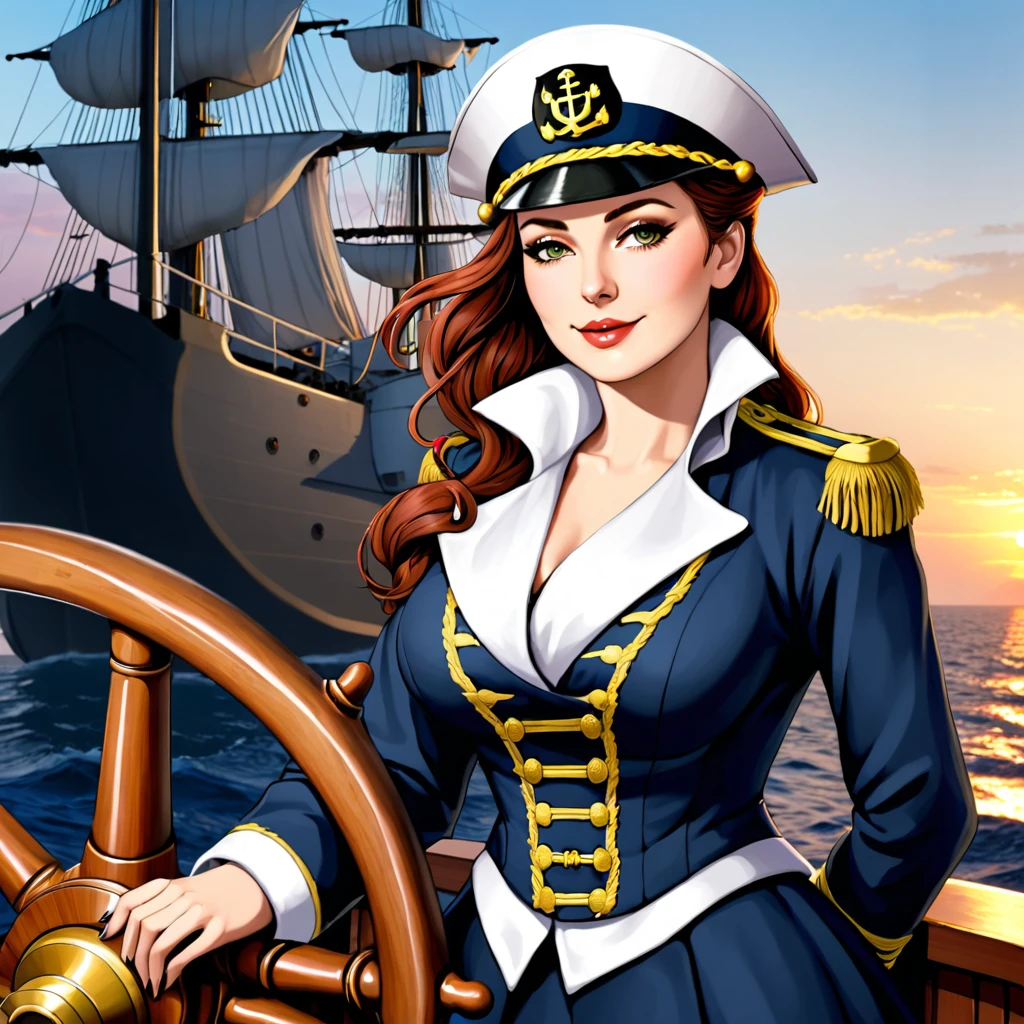 bearded woman ship captain