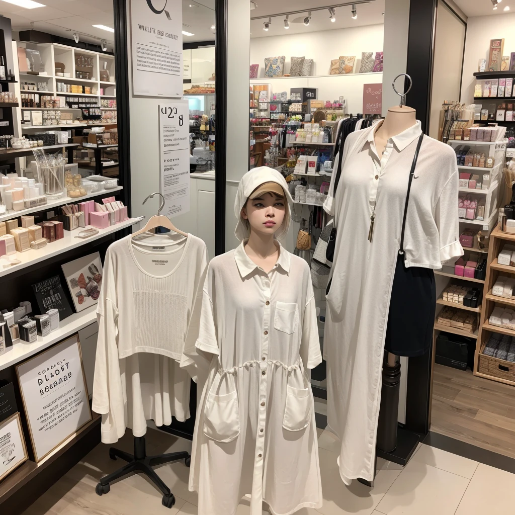 upscale、shop、cosmetics、white