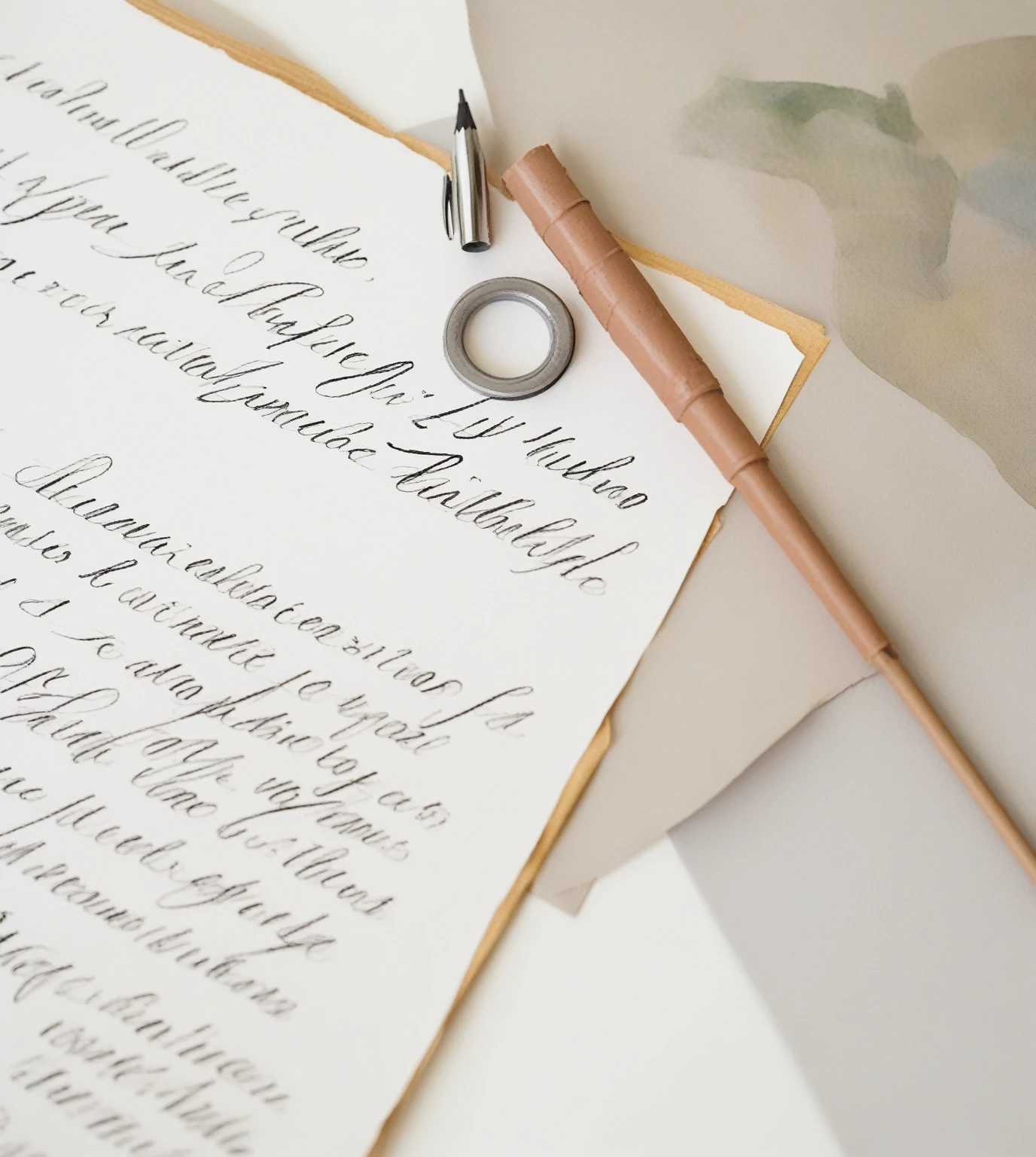 children's picture books,crayon paintings,blush., hand written paper LETTER