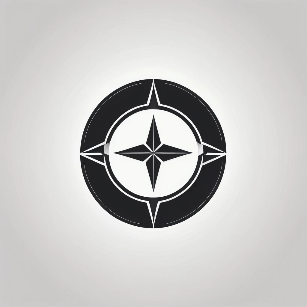 lemon logo design. with a geometric style, flat, without color gradations, with neat shapes in black and white, monochrome