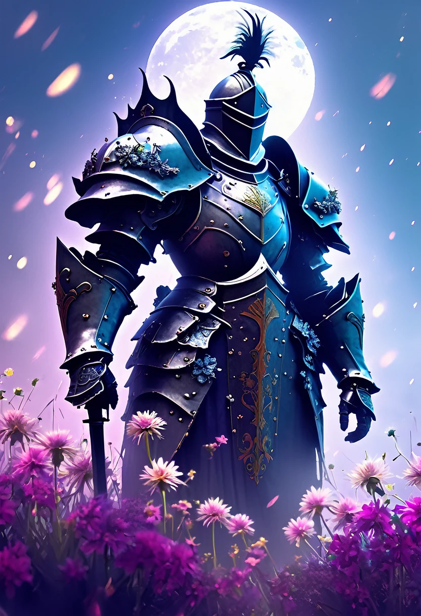 The first knights, Flowers for the Faded, Moonchild, Punked Steam, Artstation, Trending on Artstation, —aspect 16:9
