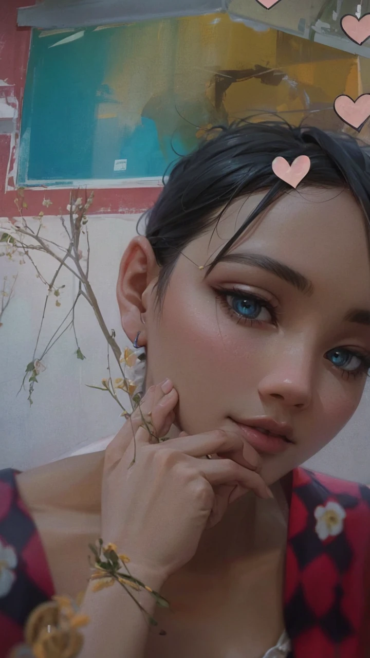 make it more more beautiful and look like animet character