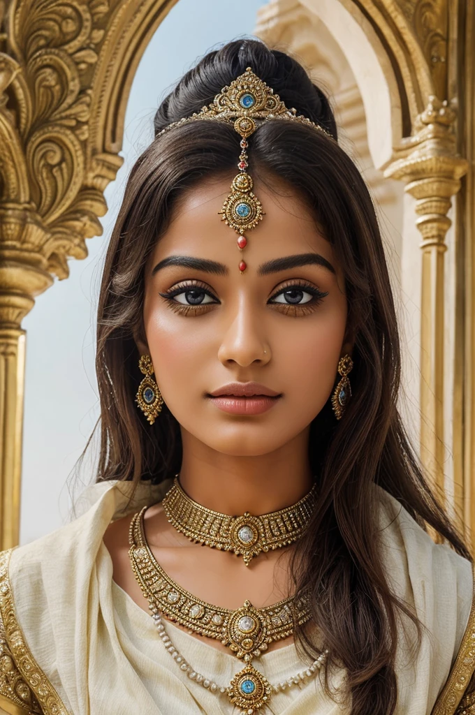 ((best quality)), ((masterpiece)), (detailed), perfect face lord krishna blessings photo