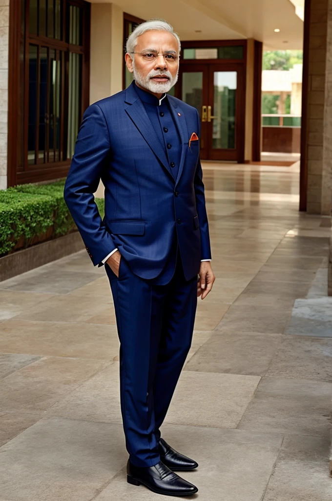 Narendra modi wearing suit