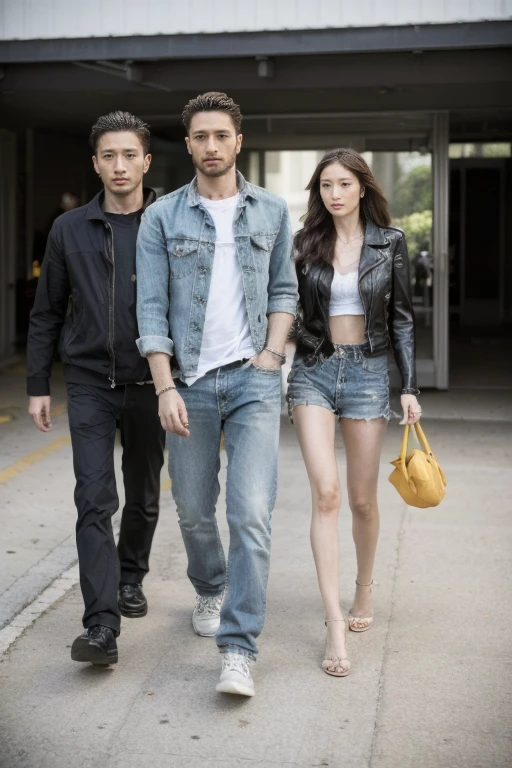 Original Photography,Stylish and modern, Two people, A man and a woman, rebellious