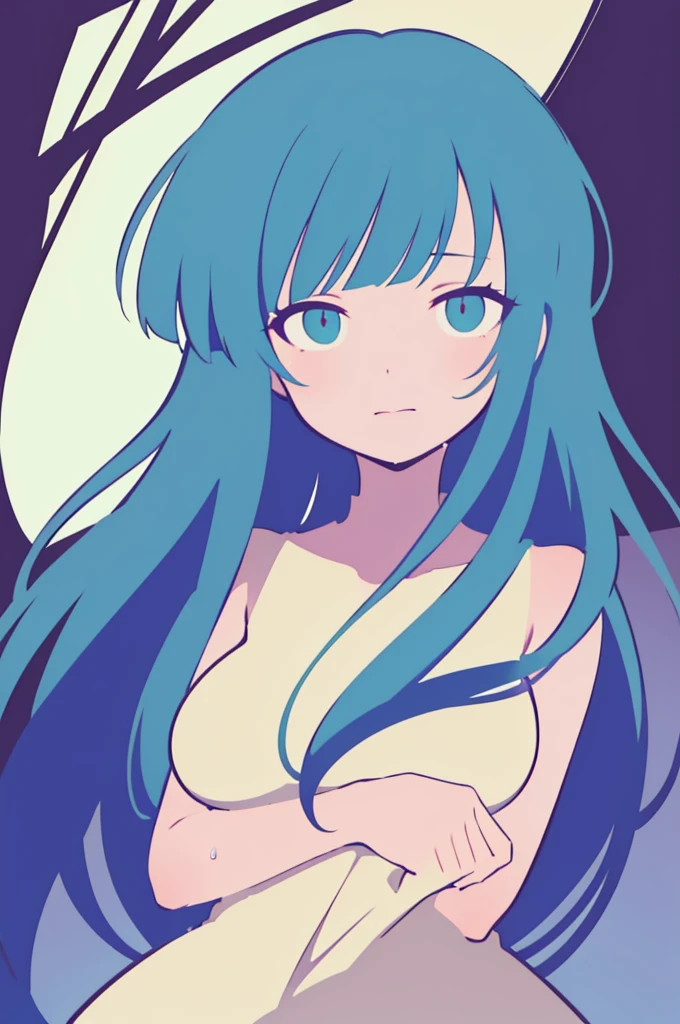 Official art using high-quality hand-drawn watercolor sketch techniques. (best quality,4k,8k,highres,masterpiece:1.2),ultra-detailed,beautiful detailed eyes,A girl with beautiful eyes, everyone, beautiful anime girl, cute anime girl, smooth anime art, anime style, elegant colors, soft lighting, delicate beautiful wet eyes, very coquettish, (beautiful large breast:1.2), (correct hands:1.2),