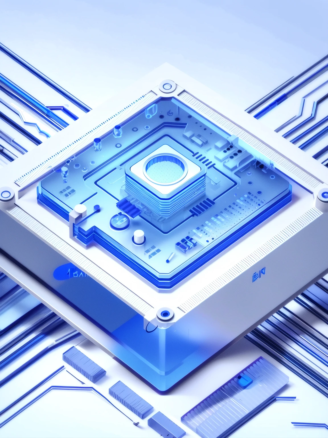 best quality, Lots of details,4K,Blender,Octane Rendering,C4D,Transparent glass texture,DD icon,blue, Frosted glass, Transparent sense of technology, industrial design,White tech background,Studio Lighting, Sunlight,flat, Minimum,quasi-object,Axisymmetric,data, cylinder,document, extraordinary,masterpiece,best quality