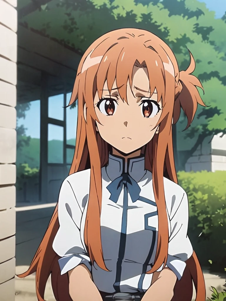 masterpiece,, alone, Yuuki's Costume, ((masterpiece)), High resolution, 、 Bright orange hair,high school girl、Race Queen Costume、(((Cleavage)))、Sweating all over the body、the above、(Licking the penis)、Handjob,Kneel、garage、Cum on face、Cum on my chest
、Manga Style