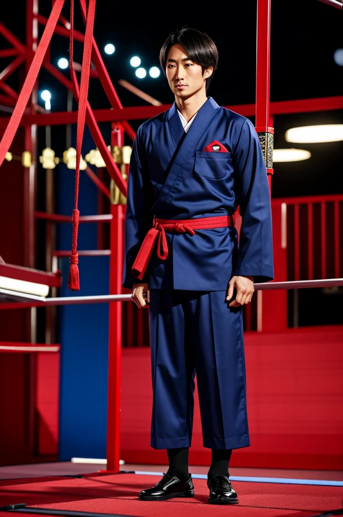 Japanese uniform with ninja warrior
